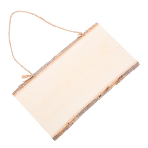HOMSFOU 2 Stück Holz Hängebrett Diy Blanko Wandtafel für Kreatives Malen Zeichnen Dekoration für Zuhause Cafés Bars und Restaurants von HOMSFOU