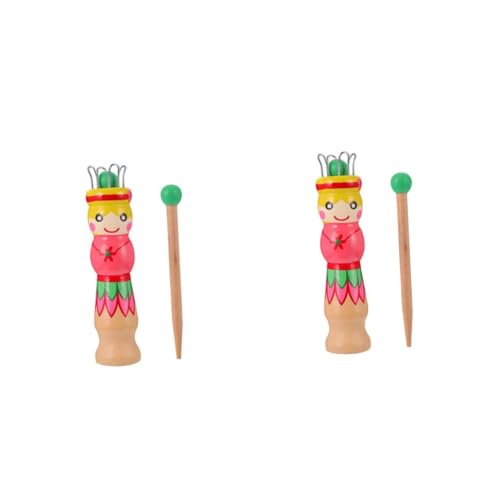 HOMSFOU 2 Stück Holz Strickliesl für Handgemachte Strickmaschine für Diy Projekte Langlebig und Dekorativ Fördert Geschicklichkeit und Kreativität für Armbänder und Mehr von HOMSFOU