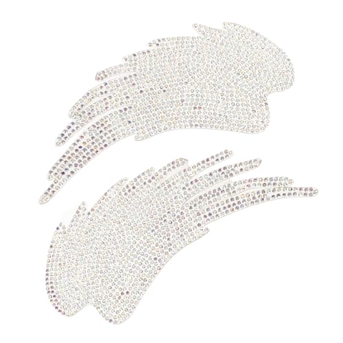 HOMSFOU 2 Stück Hot-bohr-patch Kleidung Für Stickerei Nähen Fee Farbe Flügel Farbig Geformt Flecken Applikationen Diamantapplikation Rosa Funkeln Halloween Party Transparent Strasssteine HOMSFOU 2 Stück Hot-bohr-patch Kleidung Für Stickerei Nähen Fee Farbe Flügel Farbig Geformt Flecken Applikationen Diamantapplikation Rosa Funkeln Halloween Party Transparent Strasssteine von HOMSFOU