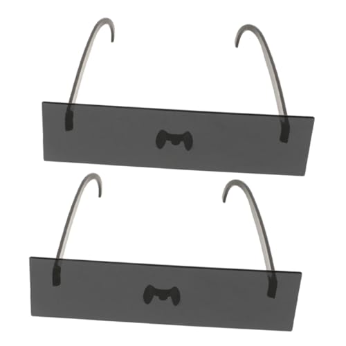 HOMSFOU 2 Stück Internet-zensurbrillen: Unisex-partykostümzubehör – Schwarze Bar-meme-sonnenbrille Für Junggesellenabschiede, Fotoautomaten-requisiten, Festivals HOMSFOU 2 Stück Internet-zensurbrillen: Unisex-partykostümzubehör – Schwarze Bar-meme-sonnenbrille Für Junggesellenabschiede, Fotoautomaten-requisiten, Festivals von HOMSFOU