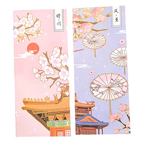 HOMSFOU 2 Stück Kreatives Chinesisches Bronzing Notizpapier Haftnotizen im Antiken Stil für Studenten Memo Pads mit Zufälligen Mustern für Büro Schule und Zuhause HOMSFOU 2 Stück Kreatives Chinesisches Bronzing Notizpapier Haftnotizen im Antiken Stil für Studenten Memo Pads mit Zufälligen Mustern für Büro Schule und Zuhause von HOMSFOU