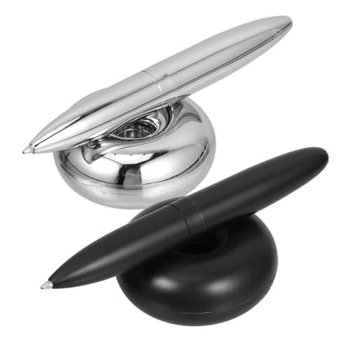 HOMSFOU 2 Stück Magnet Kugelschreiber Schwebende Kugelschreiber für Erwachsene Eleganter Schreibstil für Büro und Alltag Langlebig und Rutschfest von HOMSFOU