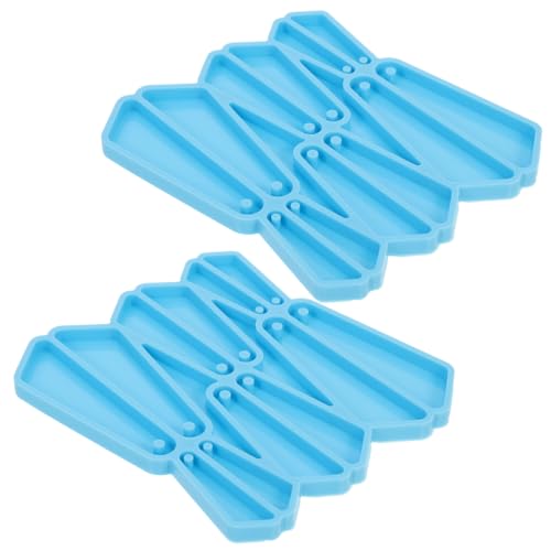 HOMSFOU 2 Stück Messerförmige Ohrringform Für Ohrringe Epoxidharz Silikon -diy -form Hängende Charmeform Silikonform Diy Bastelform Handwerkliche Herstellung Von Formen Kieselgel Blau HOMSFOU 2 Stück Messerförmige Ohrringform Für Ohrringe Epoxidharz Silikon -diy -form Hängende Charmeform Silikonform Diy Bastelform Handwerkliche Herstellung Von Formen Kieselgel Blau von HOMSFOU