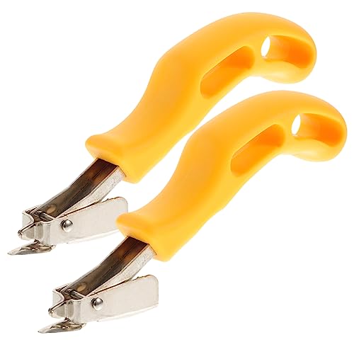 HOMSFOU 2 Stück Metall Heftklammerentferner mit Ergonomischem Griff Stabiles Auspinnwerkzeug für Polster Möbel Holzrahmen Teppiche Komfortable Handhabung Kraftsparend Vielseitig HOMSFOU 2 Stück Metall Heftklammerentferner mit Ergonomischem Griff Stabiles Auspinnwerkzeug für Polster Möbel Holzrahmen Teppiche Komfortable Handhabung Kraftsparend Vielseitig von HOMSFOU