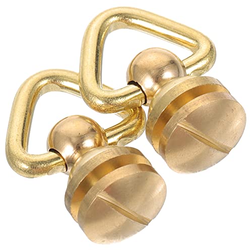 HOMSFOU 2 Stück Metallnietenschrauben Mit D Ring Ersatz Für Taschenknöpfe Nieten Geldbörsen Schnallen Ledernieten Set D Ringe Für Geldbörsen Metall D Ringe Kofferteile HOMSFOU 2 Stück Metallnietenschrauben Mit D Ring Ersatz Für Taschenknöpfe Nieten Geldbörsen Schnallen Ledernieten Set D Ringe Für Geldbörsen Metall D Ringe Kofferteile von HOMSFOU