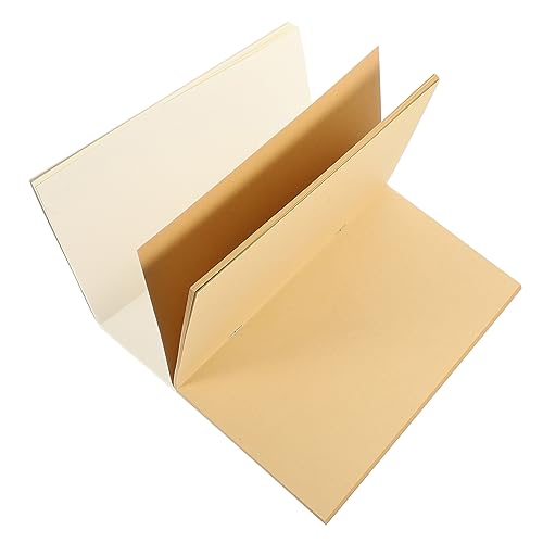 HOMSFOU 2 Stück Notizbuch Nachfüllungen Blanko und Kraftpapier Geeignet für Reisetagebücher Vielseitig Einsetzbar für Notizen und Inspirationen von HOMSFOU
