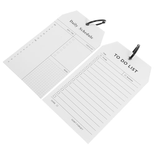 HOMSFOU 2 Stück Notizbuch TODO List Notebook Notizblock süß täglicher notizplaner Schreibtisch zum Notizblock Memo Note Schreiben von Pads Notizblöcke für die Arbeit Lernbedarf Papier Weiß HOMSFOU 2 Stück Notizbuch TODO List Notebook Notizblock süß täglicher notizplaner Schreibtisch zum Notizblock Memo Note Schreiben von Pads Notizblöcke für die Arbeit Lernbedarf Papier Weiß von HOMSFOU