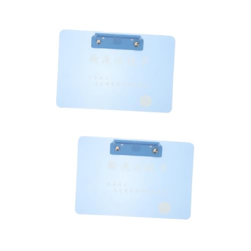 HOMSFOU 2 Stück Nursing Clipboard Vielseitige Schreibtafel für Medizinische Aufzeichnungen Praktischer Infusionskarten Halter mit Clip Leicht und Tragbar für Krankenschwestern und HOMSFOU 2 Stück Nursing Clipboard Vielseitige Schreibtafel für Medizinische Aufzeichnungen Praktischer Infusionskarten Halter mit Clip Leicht und Tragbar für Krankenschwestern und von HOMSFOU
