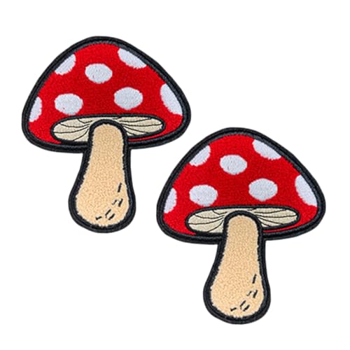 HOMSFOU 2 Stück Pilz Aufnäher zum Aufbügeln Niedliche Cartoon Stickerei Patches aus Robustem Strapazierfähige Reparatur und Dekorationsapplikationen für Kinderkleidung Rucksäcke Jeans HOMSFOU 2 Stück Pilz Aufnäher zum Aufbügeln Niedliche Cartoon Stickerei Patches aus Robustem Strapazierfähige Reparatur und Dekorationsapplikationen für Kinderkleidung Rucksäcke Jeans von HOMSFOU
