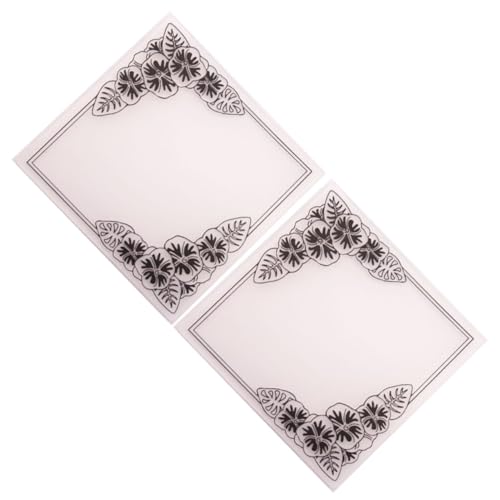HOMSFOU 2 Stück Prägeform Prägung Prägeschablonen Sterben Fotoalbum Gestanzte Schablonen Stirbt Stanzteile Für Die Kartenherstellung Prägeordner Stanzteile Zum Selbermachen Schwarz HOMSFOU 2 Stück Prägeform Prägung Prägeschablonen Sterben Fotoalbum Gestanzte Schablonen Stirbt Stanzteile Für Die Kartenherstellung Prägeordner Stanzteile Zum Selbermachen Schwarz von HOMSFOU