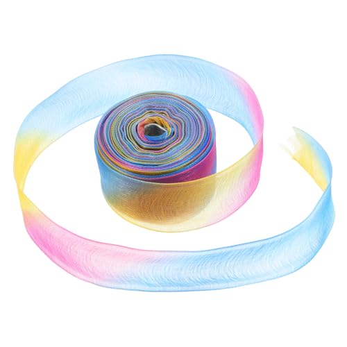 HOMSFOU 2 Stück Regenbogen Farbverlaufsband Sportband Dessertband Geschenkband Geschenkverpackungszubehör Geschenkband Romantisches Band Verpackung Aus Polyester HOMSFOU 2 Stück Regenbogen Farbverlaufsband Sportband Dessertband Geschenkband Geschenkverpackungszubehör Geschenkband Romantisches Band Verpackung Aus Polyester von HOMSFOU
