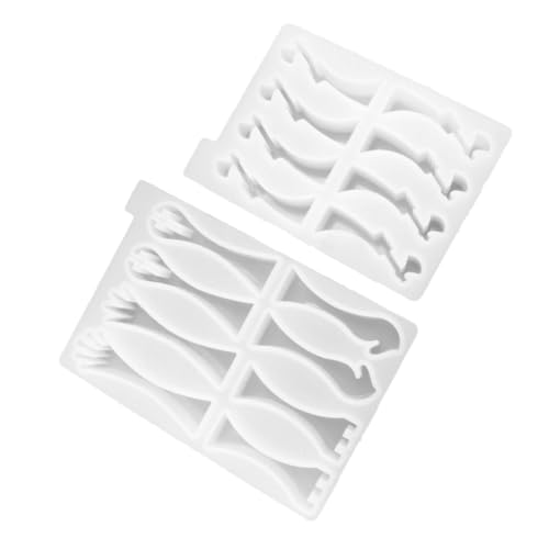 HOMSFOU 2 Stück Schachfiguren Silikonformen für Epoxidharz Diy Gussformen für Internationale Schachfiguren Kreativ Gestalten und Einfach zu Reinigen für Spiel und Dekoration von HOMSFOU