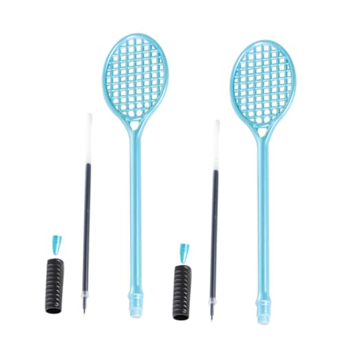 HOMSFOU 2 Stück Schlägerstift für Blau Schwarz Tennis Farbe Form Schreiben süßes stationäres Stifte Bleistift bleistiftförmiger Stift japanischer Stift Kugelschreiber Textmarker Plastik HOMSFOU 2 Stück Schlägerstift für Blau Schwarz Tennis Farbe Form Schreiben süßes stationäres Stifte Bleistift bleistiftförmiger Stift japanischer Stift Kugelschreiber Textmarker Plastik von HOMSFOU