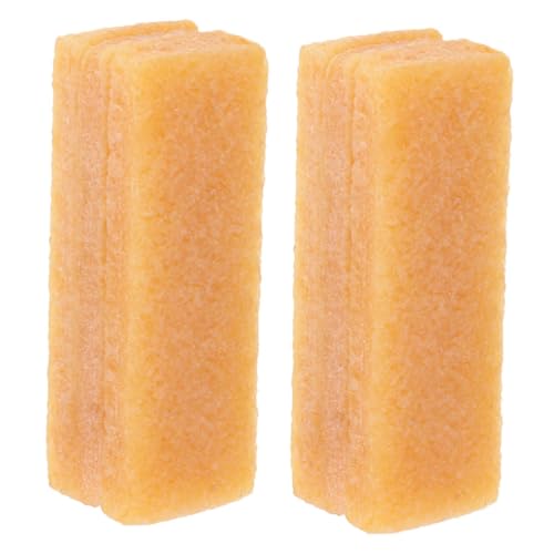 HOMSFOU 2 Stück Schleifpapierentferner Radiergummi Rückstandsradierer Gummimeraser Klebstoffentferner Sandpapierblock Zum Zeichnen Entferner Für Klebrige Rückstände Sandgummi Abs Khaki von HOMSFOU
