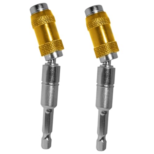 HOMSFOU 2 Stück Sechskantschaftadapter Extender Verlängerung biegen Bithalter magnetische bits magnetischer Drillbohrhalter magnetischer Bohrerhalter Chrom-Vanadium-Stahl HOMSFOU 2 Stück Sechskantschaftadapter Extender Verlängerung biegen Bithalter magnetische bits magnetischer Drillbohrhalter magnetischer Bohrerhalter Chrom-Vanadium-Stahl von HOMSFOU