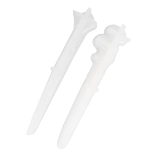 HOMSFOU 2 Stück Silikon Epoxidharz Haarschmuck Formen Diy Haarspangen Gießform für Haarschmuck Designs Kompatibel mit Verschiedenen Harzen und Gießmaterialien HOMSFOU 2 Stück Silikon Epoxidharz Haarschmuck Formen Diy Haarspangen Gießform für Haarschmuck Designs Kompatibel mit Verschiedenen Harzen und Gießmaterialien von HOMSFOU