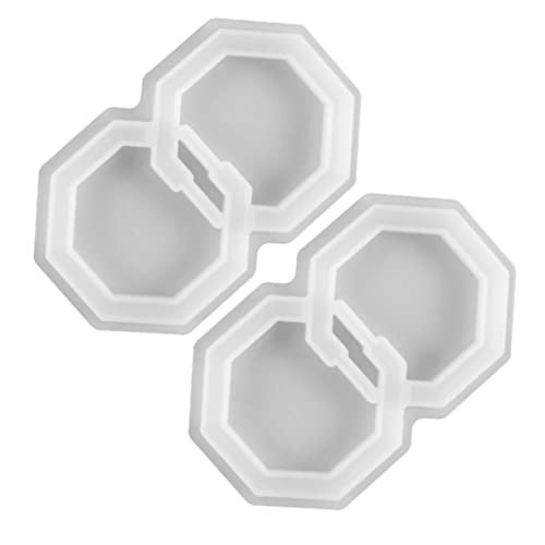 HOMSFOU 2 Stück Silikon Gießform für Handgefertigte Ohrringe Diy Schmuckmould Epoxidharz Form für Kreative Bastelarbeiten Einfach zu Reinigen von HOMSFOU