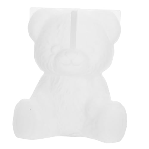 HOMSFOU 2 Stück Silikonform Tragen Bärenharzformen Bärenformen Aus Silikon Fondant-bärenformen Seifenformen Für Die Seifenherstellung Bär Backform Bärenform Silikon Kieselgel Weiß HOMSFOU 2 Stück Silikonform Tragen Bärenharzformen Bärenformen Aus Silikon Fondant-bärenformen Seifenformen Für Die Seifenherstellung Bär Backform Bärenform Silikon Kieselgel Weiß von HOMSFOU