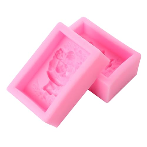 HOMSFOU 2 Stück Silikonform Weihnachtsmann Teilig Langlebig Hitze und Kältebeständig für DIY Seifen Kerzen Basteln Weihnachten Kreative Handwerksform HOMSFOU 2 Stück Silikonform Weihnachtsmann Teilig Langlebig Hitze und Kältebeständig für DIY Seifen Kerzen Basteln Weihnachten Kreative Handwerksform von HOMSFOU