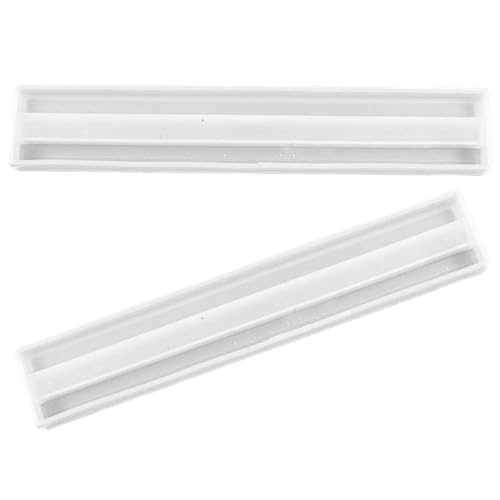 HOMSFOU 2 Stück Silikonformen für Diy Domino Ständer Flexible und Wiederverwendbare Gießformen Crystal Epoxy Mold für Domino Spiele und Handwerk von HOMSFOU