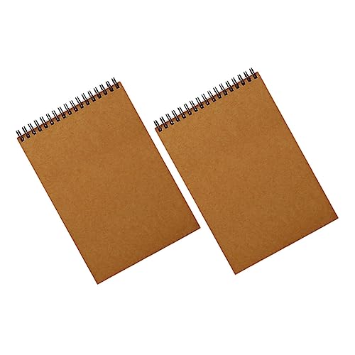 HOMSFOU 2 Stück Spiral Notizbuch Zeichenskizzenpapier für Schreiben Flexibles Ringbuch für Notizen Skizzen und Tagebuchführung Langlebig und Praktisch HOMSFOU 2 Stück Spiral Notizbuch Zeichenskizzenpapier für Schreiben Flexibles Ringbuch für Notizen Skizzen und Tagebuchführung Langlebig und Praktisch von HOMSFOU