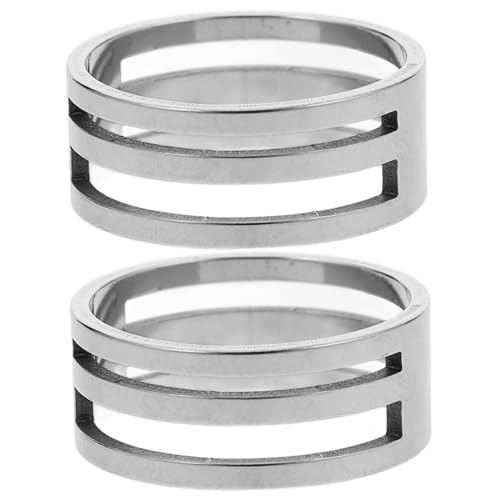 HOMSFOU 2 Stück Sprungring Öffnen und Schließring Ringe für Schmuckherstellung Werkzeug zur Schmuckherstellung Ringöffner Sprungring-Öffner-Werkzeug Rostfreier Stahl Silber HOMSFOU 2 Stück Sprungring Öffnen und Schließring Ringe für Schmuckherstellung Werkzeug zur Schmuckherstellung Ringöffner Sprungring-Öffner-Werkzeug Rostfreier Stahl Silber von HOMSFOU