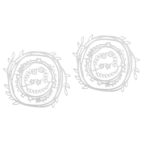 HOMSFOU 2 Stück Stanzformen Für Die Kartenherstellung Scrapbooking Zubehör Scrapbook Stanzformen Rahmen Stanzformen Scrapbooking Stanzformen Stanzformen Für Karten Hochzeitsdekor von HOMSFOU
