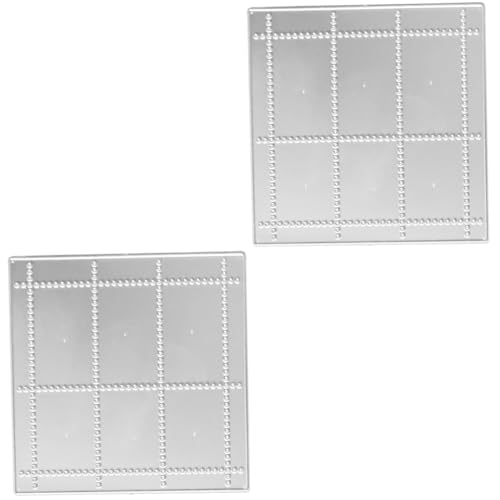 HOMSFOU 2 Stück Stanzformen Stanzschablonen Basteln Stanzen Stanzformen Namen Scrapbooking Kunst Geprägte Briefmarken Prägeordner Stempel Handwerkswerkzeug Metallschablone von HOMSFOU