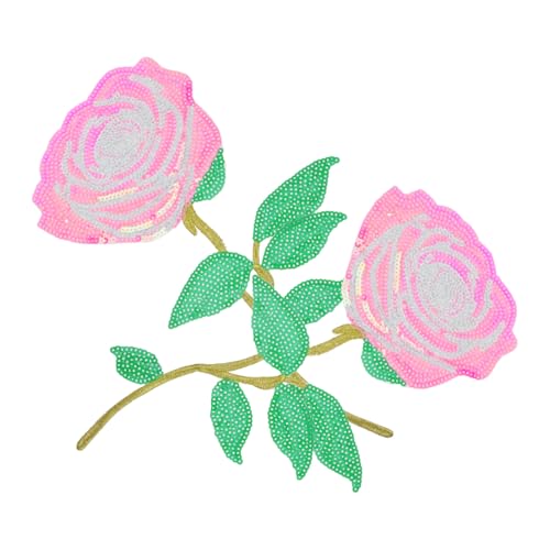 HOMSFOU 2 Stück Sticked Rose Patch für Applikationen Flecken Blumen- sticken Cowboy-Aufnäher gestickte Patches zum Aufbügeln Rosenstifte Aufnäher zum Aufbügeln im Retro-Stil Stoff Rosa HOMSFOU 2 Stück Sticked Rose Patch für Applikationen Flecken Blumen- sticken Cowboy-Aufnäher gestickte Patches zum Aufbügeln Rosenstifte Aufnäher zum Aufbügeln im Retro-Stil Stoff Rosa von HOMSFOU