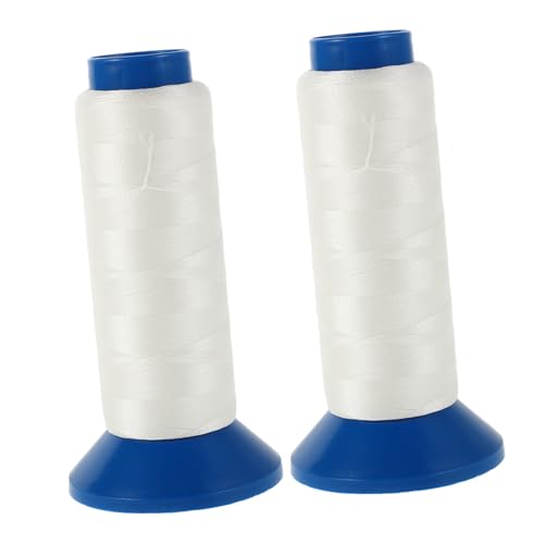 HOMSFOU 2 Stück Sticknähgarn Maschinenstickgarn Hochleistungsfaden Häkelfaden beige Thread Polyester-Stickmaschinengarn Unterfaden zum Sticken Faden zum Nähen Leuchtende Faser Weiß HOMSFOU 2 Stück Sticknähgarn Maschinenstickgarn Hochleistungsfaden Häkelfaden beige Thread Polyester-Stickmaschinengarn Unterfaden zum Sticken Faden zum Nähen Leuchtende Faser Weiß von HOMSFOU