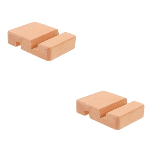 HOMSFOU 2 Stück Stickständer Stickrahmen Handwerk Kreuzstich -Hoop Erwachsene Stand halterung Anzeige Zubehör Kreuzstichständer Stickerei-Versorgung Stickhalter Holz Beige von HOMSFOU