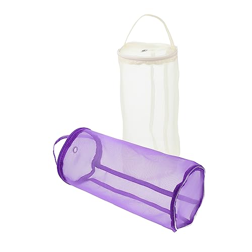 HOMSFOU 2 Stück Teiliges Aufbewahrungstasche für Wolle Netztasche für Strickgarn und Häkelgarn Beutel mit Sichtfenster für Einfaches Organisieren und Transportieren von Garn HOMSFOU 2 Stück Teiliges Aufbewahrungstasche für Wolle Netztasche für Strickgarn und Häkelgarn Beutel mit Sichtfenster für Einfaches Organisieren und Transportieren von Garn von HOMSFOU