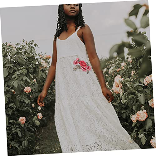 HOMSFOU 2 Stück Teiliges Bunte Polyester Rosenblüten Aufnäher Farbige Stickerei Applikationen Linkes und Rechtes Brustblumen für Kleidung DIY Handwerk Shirts Taschen HOMSFOU 2 Stück Teiliges Bunte Polyester Rosenblüten Aufnäher Farbige Stickerei Applikationen Linkes und Rechtes Brustblumen für Kleidung DIY Handwerk Shirts Taschen von HOMSFOU
