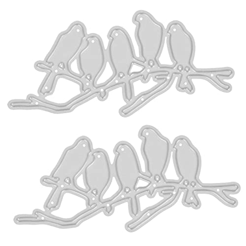 HOMSFOU 2 Stück Teiliges Metall Vogelmuster Stanzschablonen Kohlenstoffstahl Cutting Dies für Diy Scrapbooking Kartengestaltung Albumdekoration Basteln mit Papier Stanzformen für Kreative HOMSFOU 2 Stück Teiliges Metall Vogelmuster Stanzschablonen Kohlenstoffstahl Cutting Dies für Diy Scrapbooking Kartengestaltung Albumdekoration Basteln mit Papier Stanzformen für Kreative von HOMSFOU