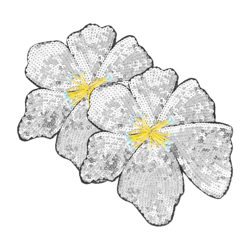HOMSFOU 2 Stück Teiliges Pailletten stickerei Aufnäher mit Perlen Leuchtende Große Blumenapplikationen Langlebige Handgefertigte Stoffverzierung für Bühnenkostüme und DIY Modeprojekte HOMSFOU 2 Stück Teiliges Pailletten stickerei Aufnäher mit Perlen Leuchtende Große Blumenapplikationen Langlebige Handgefertigte Stoffverzierung für Bühnenkostüme und DIY Modeprojekte von HOMSFOU