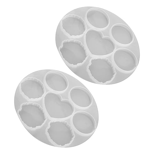 HOMSFOU 2 Stück Teiliges Silikonform für Diy Handyhalterungen Unregelmäßige Marmor Gießform für Epoxidharz und Wiederverwendbar für Bastelprojekte und von HOMSFOU