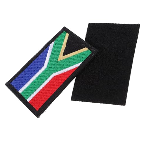 HOMSFOU 2 Stück Teiliges Südafrika Flaggen Klett Aufnäher Bestickte Dekorative Patches für Kleidung Rucksäcke Hüte Vielseitige Ersatzdekorationsapplikationen für Sport und Feiern HOMSFOU 2 Stück Teiliges Südafrika Flaggen Klett Aufnäher Bestickte Dekorative Patches für Kleidung Rucksäcke Hüte Vielseitige Ersatzdekorationsapplikationen für Sport und Feiern von HOMSFOU