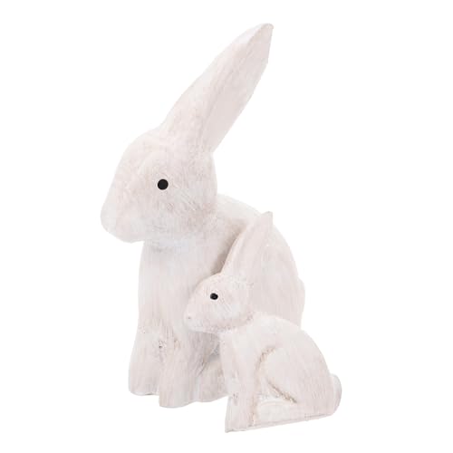 HOMSFOU 2 Stück Tierornamente aus Holz Dekoration Statue leer Hasen Kaninchen lehrreich malset holzfiguren Holzausschnitte zum Basteln holzmalerei handwerk für hölzern HOMSFOU 2 Stück Tierornamente aus Holz Dekoration Statue leer Hasen Kaninchen lehrreich malset holzfiguren Holzausschnitte zum Basteln holzmalerei handwerk für hölzern von HOMSFOU