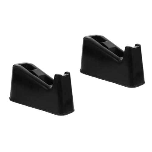 HOMSFOU 2 Stück Tischabroller für Klebeband Eleganter Tragbarer Klebebandspender mit Cutter für Büro und Zuhause Transparenter Tape Dispenser für Bastelprojekte und von HOMSFOU
