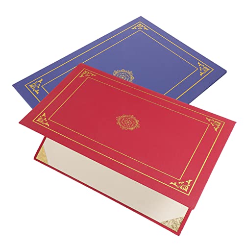HOMSFOU 2 Stück Titelbild der Ehrenurkunde zertifikat abdeckung transparent Zertifikatsinhaber ordner dokumentenmappe briefumschläge Urkundenhülle zertifikat diplom inhaber Papier HOMSFOU 2 Stück Titelbild der Ehrenurkunde zertifikat abdeckung transparent Zertifikatsinhaber ordner dokumentenmappe briefumschläge Urkundenhülle zertifikat diplom inhaber Papier von HOMSFOU