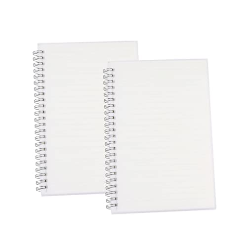 HOMSFOU 2 Stück Transparentes Spiralnotizbuch mit Mattlackierung Linierte für Notizen Tagebuch und Skizzen für Schule und Büro HOMSFOU 2 Stück Transparentes Spiralnotizbuch mit Mattlackierung Linierte für Notizen Tagebuch und Skizzen für Schule und Büro von HOMSFOU
