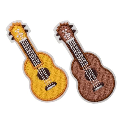 HOMSFOU 2 Stück Ukulele -anhänger Kleidung Nähen Gitarren-kleideraufnäher Süße Patches Gitarren-design-patch Gestickte Applikationen Selber Machen Kleidungsflicken Süßer Fleck Nylon HOMSFOU 2 Stück Ukulele -anhänger Kleidung Nähen Gitarren-kleideraufnäher Süße Patches Gitarren-design-patch Gestickte Applikationen Selber Machen Kleidungsflicken Süßer Fleck Nylon von HOMSFOU