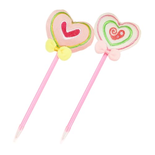HOMSFOU 2 Stück Valentinstag Kugelschreiber Herzform Ergonomische und Dekorative Stifte für Journaling Schreibwaren und Partys Schwarze HOMSFOU 2 Stück Valentinstag Kugelschreiber Herzform Ergonomische und Dekorative Stifte für Journaling Schreibwaren und Partys Schwarze von HOMSFOU
