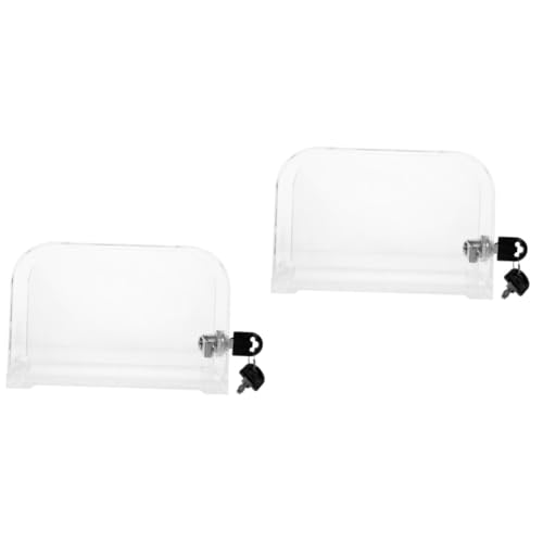 HOMSFOU 2 Stück Visitenkartenbox aus Praktische Kartenaufbewahrung für Büro Kliniken und Reisen Robuste und Flexible Visitenkarten Organizer mit Einfachem Design für Kleine Utensilien und HOMSFOU 2 Stück Visitenkartenbox aus Praktische Kartenaufbewahrung für Büro Kliniken und Reisen Robuste und Flexible Visitenkarten Organizer mit Einfachem Design für Kleine Utensilien und von HOMSFOU
