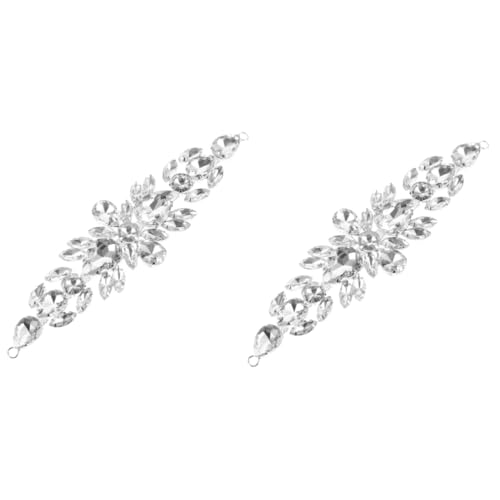 HOMSFOU 2 Stück Wassertropfen Braut- Hochzeit Brautschmuck Kleiderdekoration Accessoires Brautaccessoires Applique Patches Verzierungen für Kleidung Applikationen für Kleidung Silber- HOMSFOU 2 Stück Wassertropfen Braut- Hochzeit Brautschmuck Kleiderdekoration Accessoires Brautaccessoires Applique Patches Verzierungen für Kleidung Applikationen für Kleidung Silber- von HOMSFOU