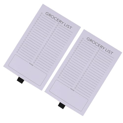 HOMSFOU 2 Stück Weiche magnetische Haftnotizen klein Pads magnetischer kühlschrank Memo Veranstalter Magnetischer Notizblock Kühlschrank Notepad doppeltes Offsetpapier Weiß HOMSFOU 2 Stück Weiche magnetische Haftnotizen klein Pads magnetischer kühlschrank Memo Veranstalter Magnetischer Notizblock Kühlschrank Notepad doppeltes Offsetpapier Weiß von HOMSFOU