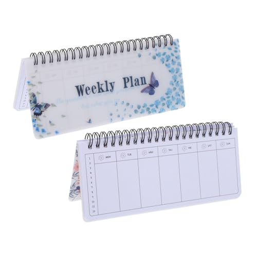HOMSFOU 2 Stück Wochenplaner Planungsbuch Wochenplan Notizblock Aufgabenheft Täglicher Arbeitsplaner Tägliches Notizbuch Tagesplanungsblock Abreißen Notizbuch Für Taschenreisende Papier HOMSFOU 2 Stück Wochenplaner Planungsbuch Wochenplan Notizblock Aufgabenheft Täglicher Arbeitsplaner Tägliches Notizbuch Tagesplanungsblock Abreißen Notizbuch Für Taschenreisende Papier von HOMSFOU