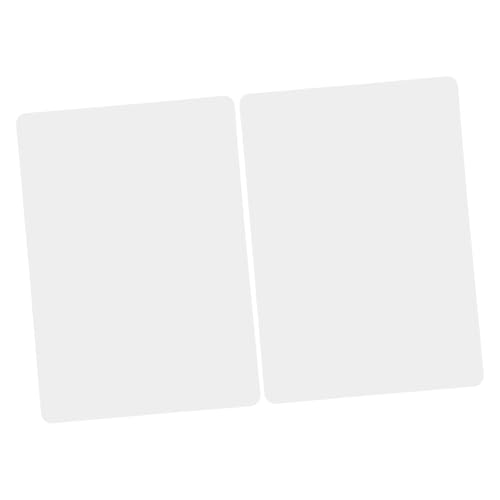 HOMSFOU 2 Stück löschbares Whiteboard Planke Mini-Trockenlöschtafel trocken abwischbarer Radiergummi Linien Korrektur Büro-Schreibtafel Whiteboards trocken abwischbar Plastik Weiß HOMSFOU 2 Stück löschbares Whiteboard Planke Mini-Trockenlöschtafel trocken abwischbarer Radiergummi Linien Korrektur Büro-Schreibtafel Whiteboards trocken abwischbar Plastik Weiß von HOMSFOU