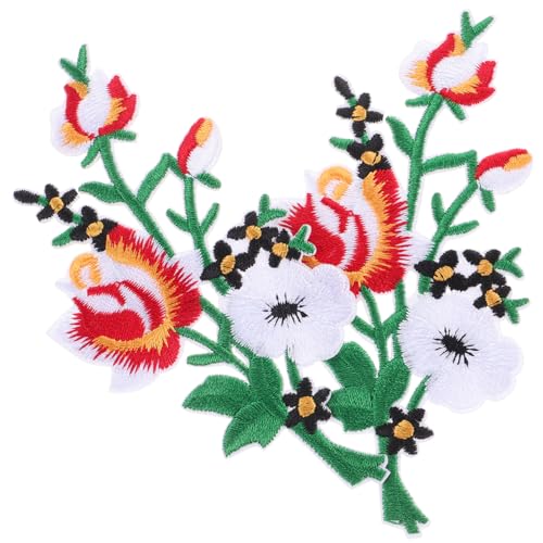 HOMSFOU 2 Stücke Gestickte dekorative Aufnäher für Sommer Form Stickereiapplikationen Blumenbeete bunt Flicken aufbügeln Boho-Patches Rose aufbügeln Blumenflecken Stickereiflecken Stoff HOMSFOU 2 Stücke Gestickte dekorative Aufnäher für Sommer Form Stickereiapplikationen Blumenbeete bunt Flicken aufbügeln Boho-Patches Rose aufbügeln Blumenflecken Stickereiflecken Stoff von HOMSFOU