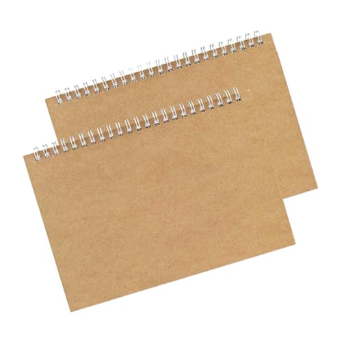 HOMSFOU 2 Stücke Zeitplan Notizbücher Leichte Memo Pads für Tagebuch und Notizen für Persönliche Planung und Kreative Projekte Vintage Design für von HOMSFOU